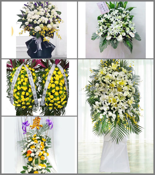 广西崇左扶绥县龙头乡白事花篮预定