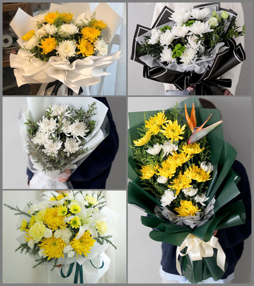 广西崇左扶绥县龙头乡白事花束代送